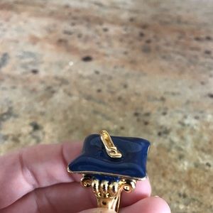 Disney Couture Cinderella Gold Glass Slipper Ring